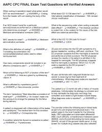 AAPC CPC FINAL Exam Test Questions wit Verified Answers