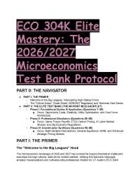 ECO 304K Principles of Microeconomics Elite Test Bank 2026/2027 - 88 Questions