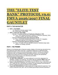 2026/2027 FMVA Final Exam Test Bank | Financial Modeling Prep