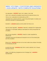 MMSC 433 FINAL EXAM QUESTIONS AND ANSWERS | 2026 UPDATED COMPLETE SOLUTIONS