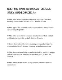 NEIEP 500 FINAL PAPER 2026 FULL Q&A STUDY GUIDE GRADED A