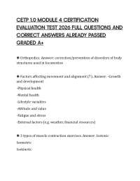 CETP 1.0 MODULE 4 CERTIFICATION EVALUATION TEST 2026 FULL QUESTIONS AND CORRECT ANSWERS AL