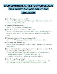 WGU COMPREHENSIVE STUDY GUIDE 2026 FULL QUESTIONS AND SOLUTIONS GRADED A+