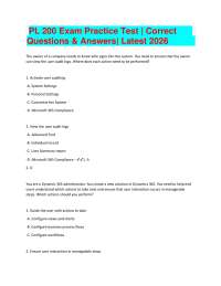PL 200 Exam Practice Test | Correct Questions & Answers| Latest 2026