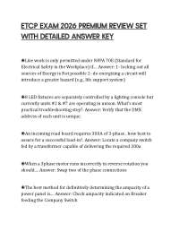 ETCP EXAM 2026 PREMIUM REVIEW SET WITH DETAILED ANSWER KEY