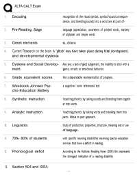 ALTA CALT EXAM 2026 | QUESTIONS WITH 100% CORRECT ANSWERS | VERIFIED | UPDATED 2026 / 2027