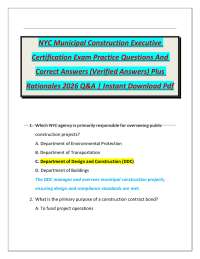 Download the NYC Hazardous Materials Supervisor Certification Exam Practice Questions and
