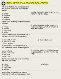 HESI A2 A&P Multiple Choice Questions & Answers | Practice Test