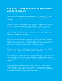 Epic EDI101 Bridges Interfaces Study Guide and Key Concepts-2.docx