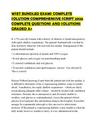 WSET BUNDLED EXAMS COMPLETE SOLUTION COMPREHENSIVE SCRIPT 2026 COMPLETE QUESTIONS AND SOLU