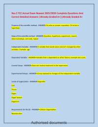 NAS 2 TCC Final Exam Study Guide 20252026 – Complete Questions and Verified Answers