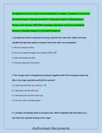 Orangetheory Fitness (OTF) Newest Exam Preparation Guide (20252026)
