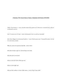 Chemistry: The Central Science Chapter 3 Questions And Answers 2025/2026