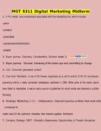 MGT 6311 Digital Marketing Midterm