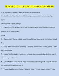 ENGLISH LITERATURE exam questions with answers