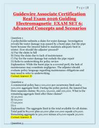 Guidewire Associate Certification Exam 2026: Advanced Concepts & Real-World Scenarios