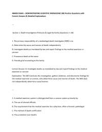 ABMDI EXAM – DEMONSTRATING SCIENTIFIC KNOWLEDGE 200 Practice Questions with Correct Answe