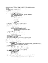 Introduction to Database