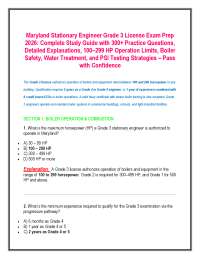 Maryland Stationary Engineer Grade 3 License Exam Prep 2026: Complete Study Guide with 30