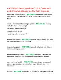 CMST Final Exam Multiple Choice Questions and Answers Assured A+|Certain Success.