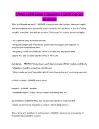 CMAS 258N Exam 2 Questions 100% Correct Solutions