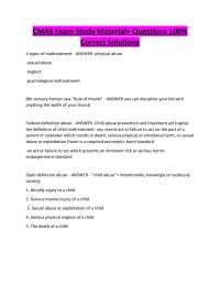 CMAS Exam Study Material+ Questions 100% Correct Solutions