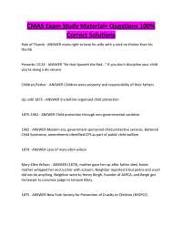 CMAS Exam Study Material+ Questions 100% Correct Solutions