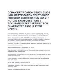 CCMA CERTIFICATION STUDY GUIDE (NHA CERTIFICATION STUDY GUIDE FOR CCMA CERTIFICATION EXA