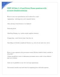 GISP All Sets (1-10 and Extra) Exam questions with accurate detailed solutions