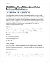 COMSAE Phase 2 Form 112 Exam | Latest Verified Questions and Detailed Answers
