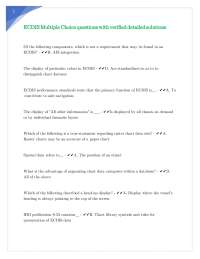 ECDIS Multiple Choice questions with verified detailed solutions