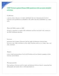 GISP Newest updated Exam 2026 questions with accurate detailed solutions