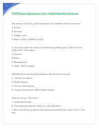 GISP Exam Questions with verified detailed solutions