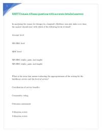 RHIT Domain 4 Exam questions with accurate detailed answers
