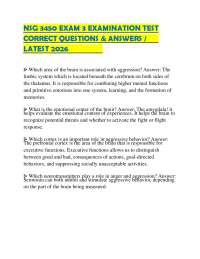 NSG 3450 EXAM 3 EXAMINATION TEST CORRECT QUESTIONS & ANSWERS / LATEST 2026