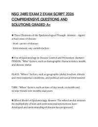 NSG 3480 EXAM 2 EXAM SCRIPT 2026 COMPREHENSIVE QUESTIONS AND SOLUTIONS GRADED A+