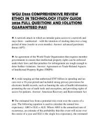 WGU D333 COMPREHENSIVE REVIEW ETHICS IN TECHNOLOGY STUDY GUIDE 2026 FULL QUESTIONS AND SOL
