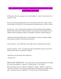 OP1 (PEDS) MIDTERM |VERIFIED QUESTIONS AND ANSWERS 2026\2027