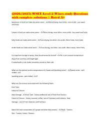 (2026/2027) WSET Level 2 Wines study Questions with complete solutions | Rated A+