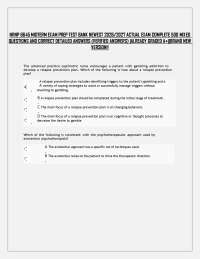 NRNP 6645 MIDTERM EXAM PREP TEST BANK NEWEST 2026/2027 ACTUAL EXAM COMPLETE 500 MIXED QUE
