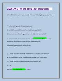 2026 ACVPM Crack the Exam Code: High-Impact Questions & Winning Answers