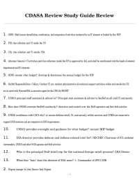 CDASA Review Study Guide Review