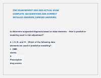 CRC EXAM NEWEST 2024-2025 ACTUAL EXAM COMPLETE 600 QUESTIONS AND CORRECT DETAILED ANSWER
