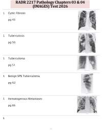 RADR2217 Pathology Chapters 03 & 04 (IMAGES) Test 2026