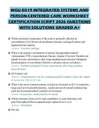 WGU D519 INTEGRATED SYSTEMS AND PERSON-CENTERED CARE WORKSHEET CERTIFICATION SCRIPT 2026 Q