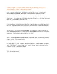 Sida Badge Exam Questions and Answers 2026/2027 Assured success 100% Rated A+