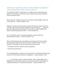 SIDA Exam Questions with Correct Answers 2026/2027 Guaranteed Pass 100% (Training Part 3)