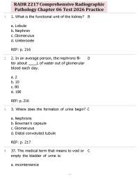 RADR 2217 Comprehensive Radiographic Pathology Chapter 06 Test 2026 Practice