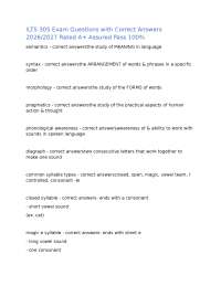 ILTS 305 Exam Questions with Correct Answers 2026/2027 Rated A+ Assured Pass 100%