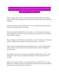 NEW GRAD RN INTERVIEW QUESTIONS